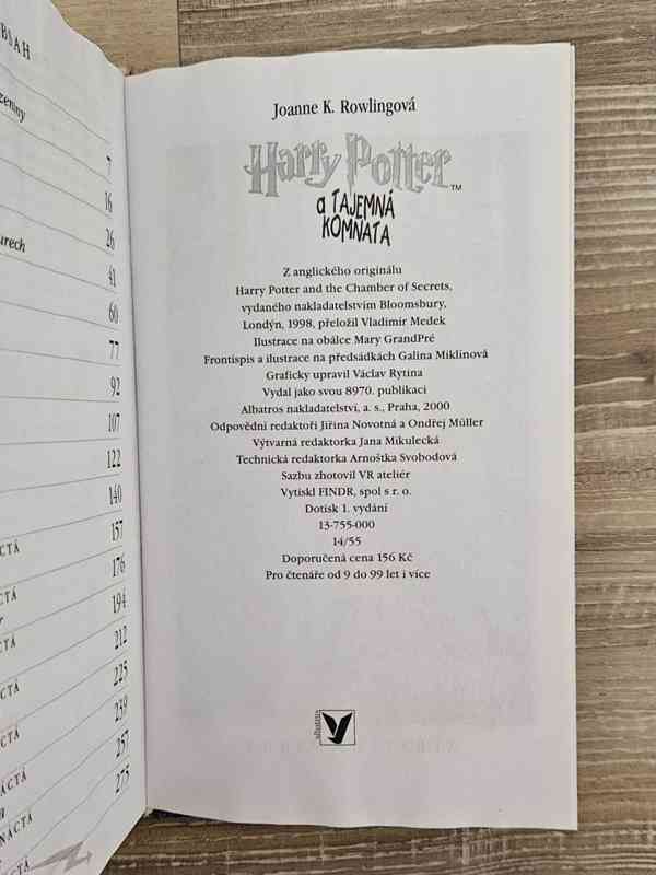 Harry Potter a tajemná komnata, 1. vydání - foto 4