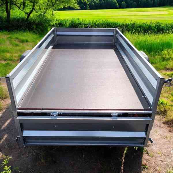 NOVÝ přívěsný vozík 2,65m x1,30m, profi - svařovaný rám, DPH - foto 9