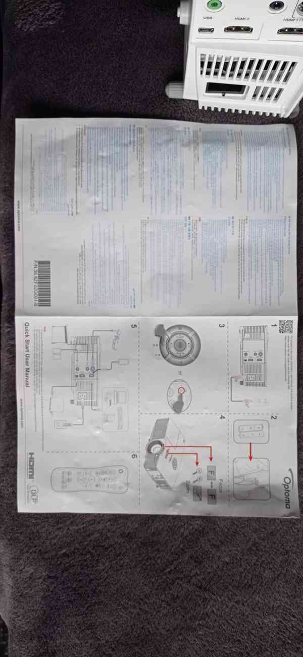 Projektor Optoma ML750ST - foto 6