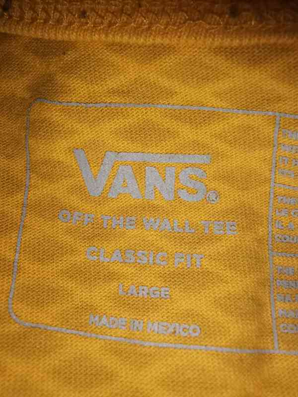 2 pánská  trička zn. Vans  vel. L, XL - foto 2