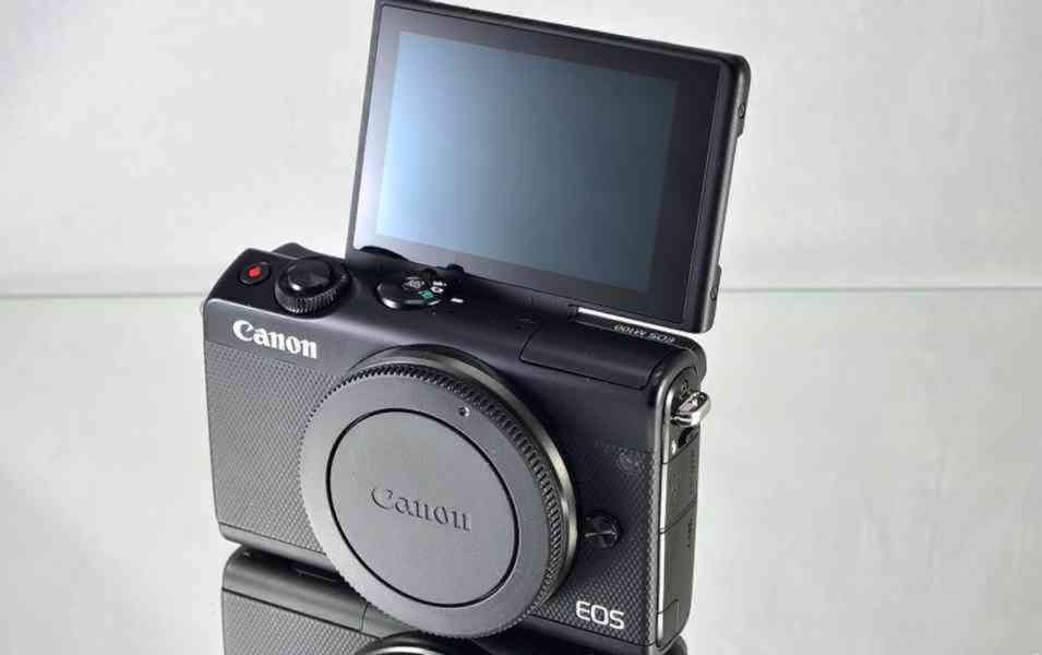 Canon EOS M100 + Kit *DSLM*Full HDV*WIFI*brašna* - foto 7