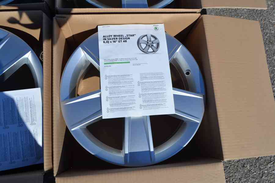 Nové ORIG.Alu kolaR16,5x112 Š.Octavia III,vč.facelift,Oct.IV - foto 14
