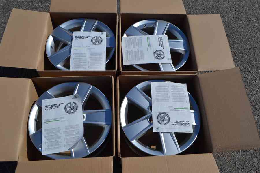 Nové ORIG.Alu kolaR16,5x112 Š.Octavia III,vč.facelift,Oct.IV - foto 13