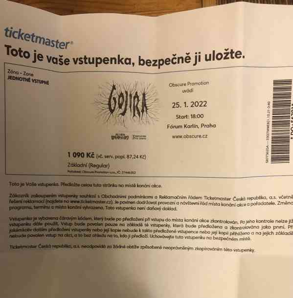 Koncert Gojira Praha 25.1 - foto 1
