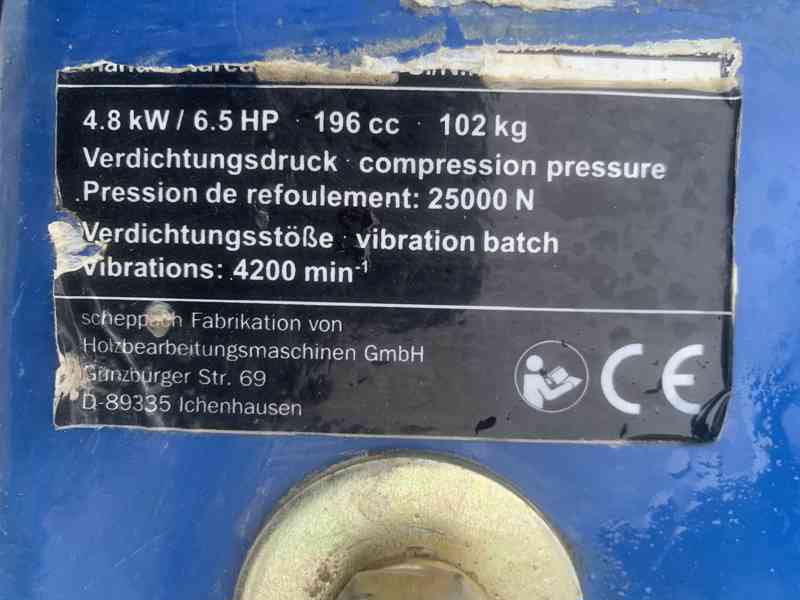 Prodám vibrační desku Scheppach HP 2200 S - foto 3