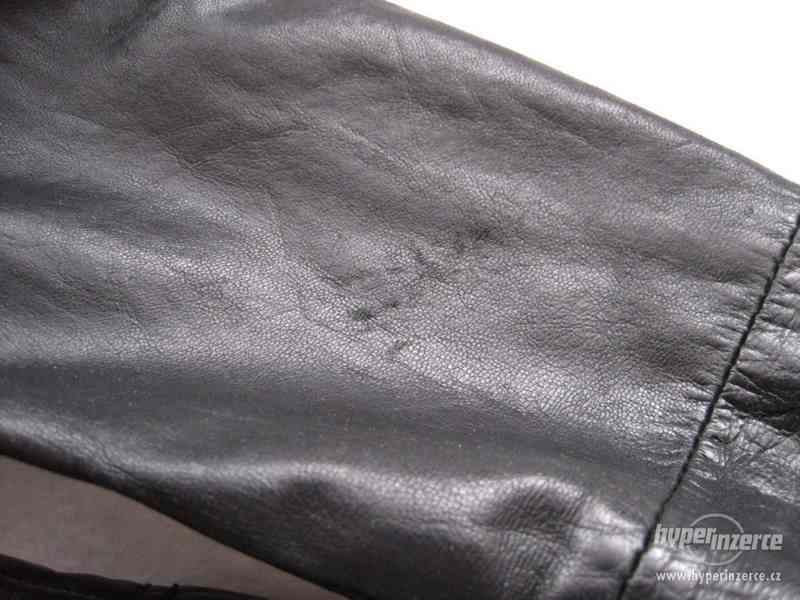 Dámská černá kožená bunda STRADIVARIUS vel. S - foto 17