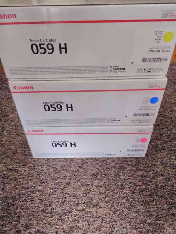 Canon 059H / tonery / Magenta / Yellow / Cyan / 3Ks - foto 1