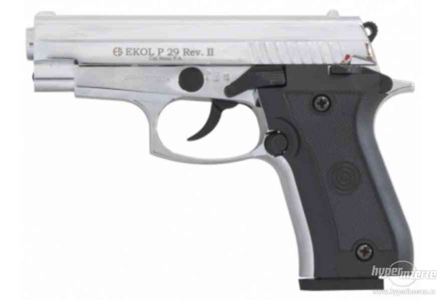 Plynová pistole Ekol P29 REV II chrom cal.9mm - foto 1