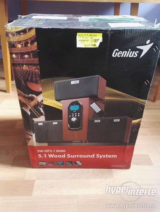 Prodám Audio systém 5.1 Genius SW-HF 5.1 6000 Dark Wood - foto 2