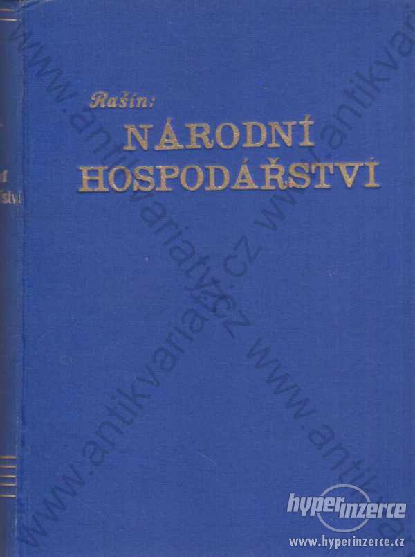 Národní hospodářství Alois Rašín Český čtenář 1922 - foto 1