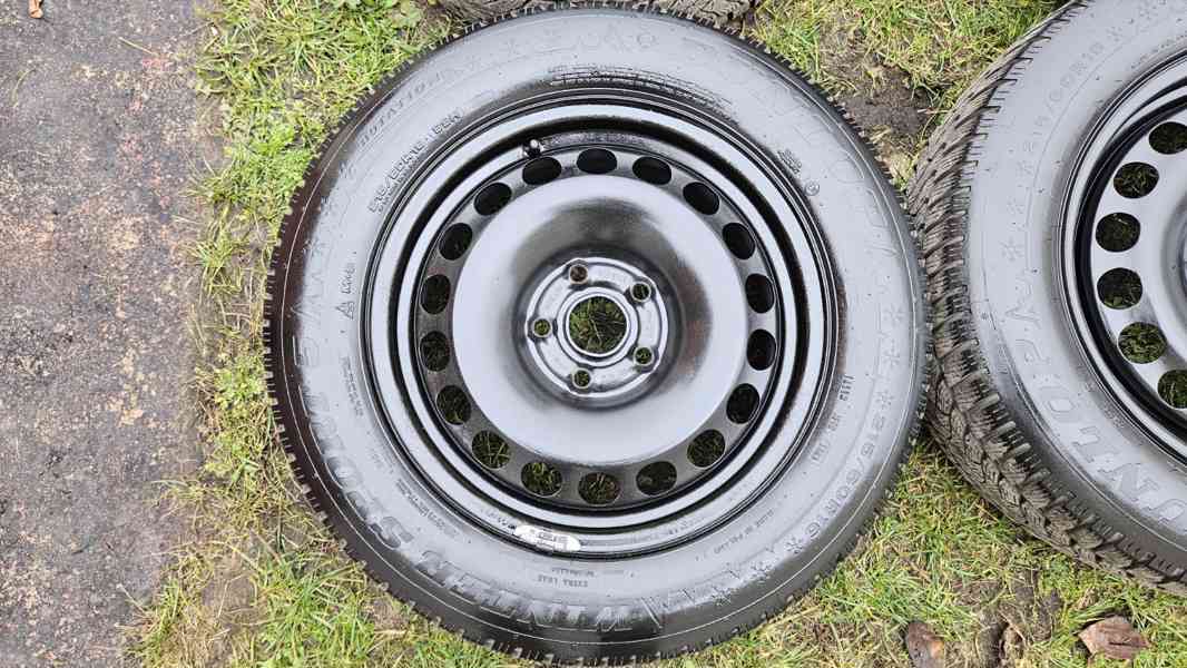 Škoda Superb 3 zimní kola pneumatiky Dunlop 215/60R16 disky  - foto 2