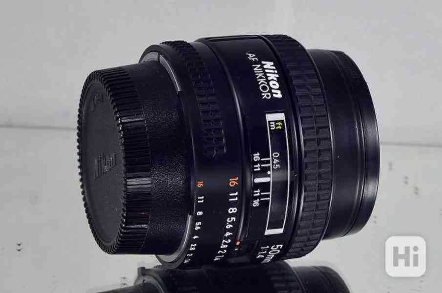 Nikon AF Nikkor 50mm f/1.4 **hama UV FILTR* - foto 6