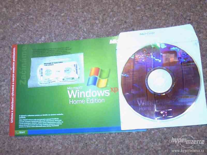 Windows XP Home Edition CZ,kompletní balení,Praha 5 - foto 1