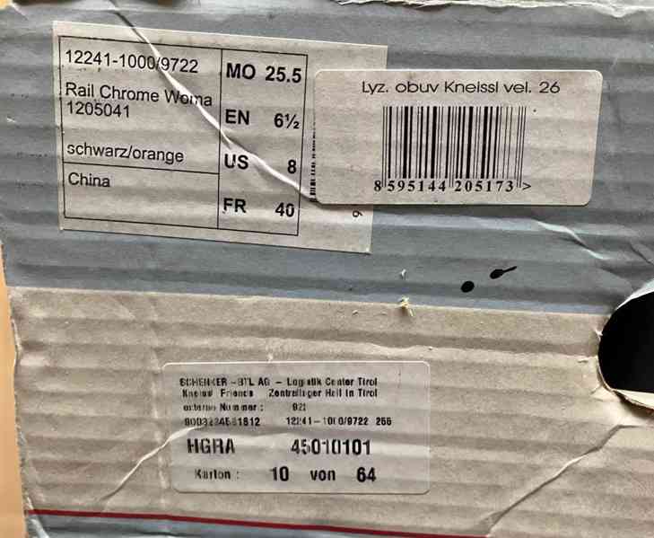 Lyžařské boty lyžáky Kneissl velikost 26, vyzvednutí Kralupy - foto 2