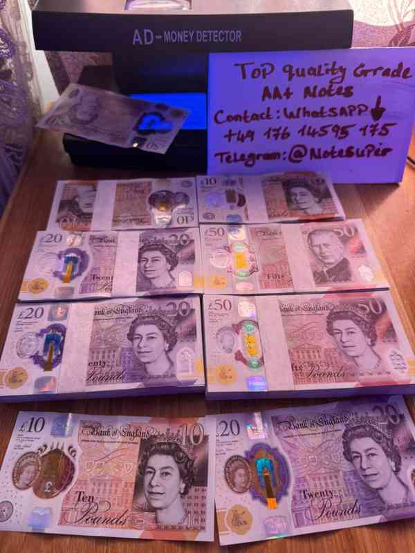 whatsapp +49 176 14595175  - Buy Fake British Pounds   bills