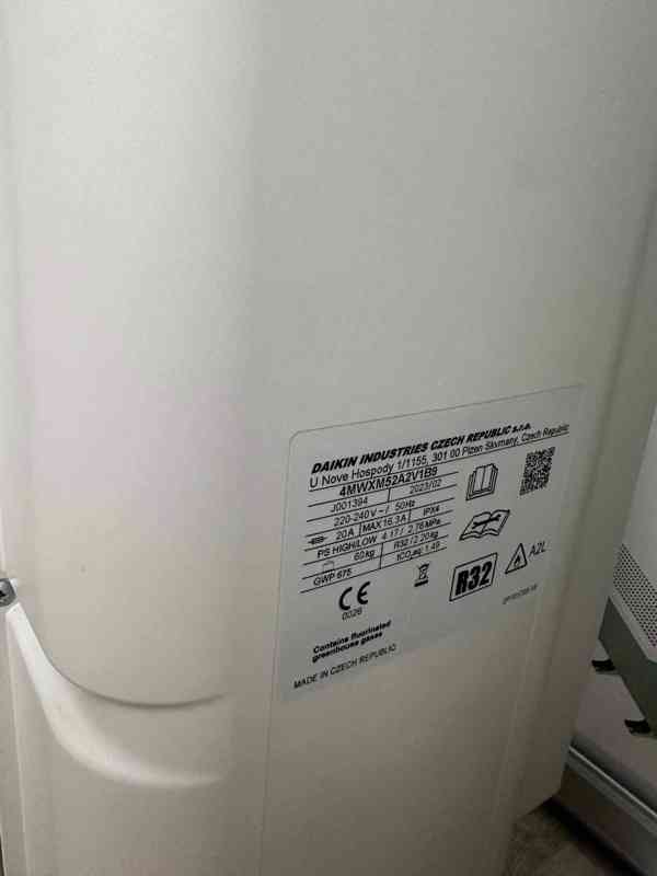 DAIKIN MULTI+ - Klimatizace 4MWXM52A9 + Ohřev TV EKHWET120BV - foto 2
