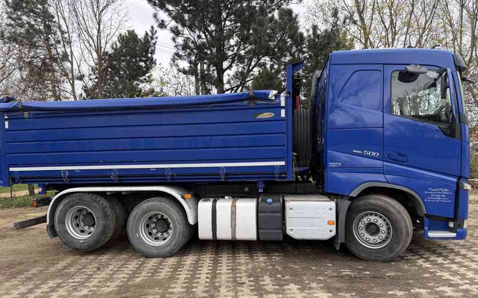 Sklápěč VOLVO FH 500 6x4 se ZVEDACÍ NÁPRAVOU / S3 Bordmatic - foto 4