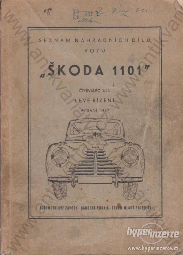 Škoda 1101 - čtyřválec 1,1 L (levé řízení) 1947 - foto 1