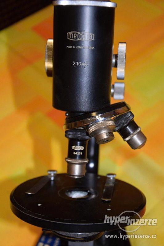 Starý mikroskop Meopta - foto 2