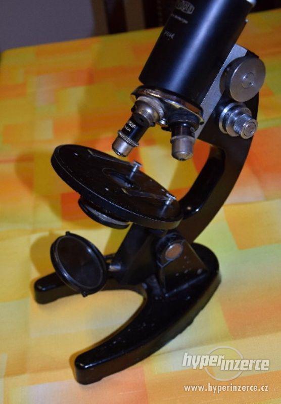 Starý mikroskop Meopta - foto 3