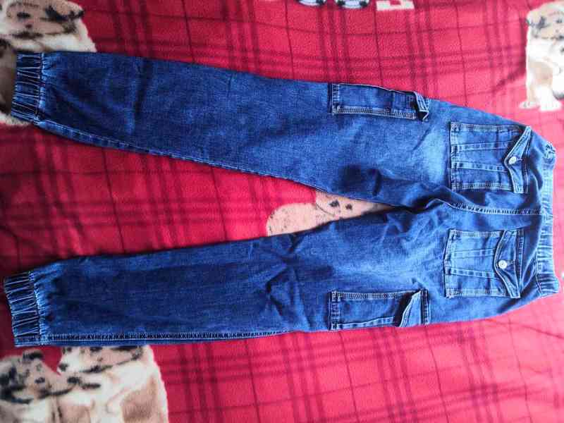Chlapecké džíny 3 ks, vel. 164, oblečené 1x nebo vůbec - foto 7
