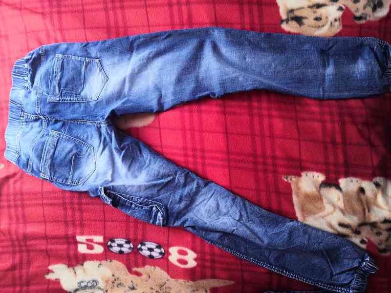 Chlapecké džíny 3 ks, vel. 164, oblečené 1x nebo vůbec - foto 2