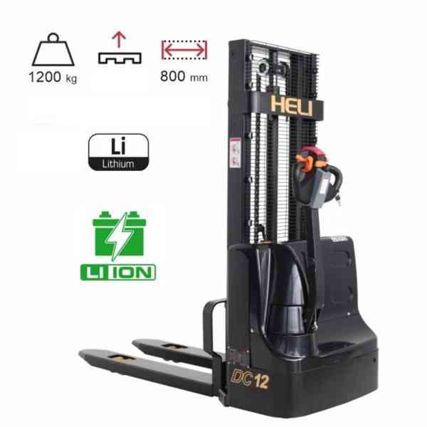 Vysokozdvižný elektrický vozík. Nosnost 1200kg. Záruka. - foto 1