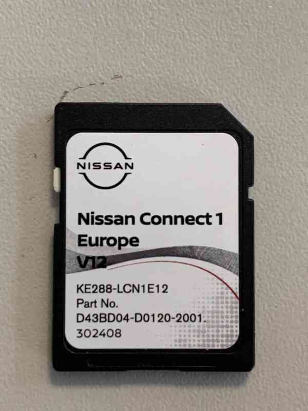 Mapy SD karta Nissan connect 1 - Europa Ver.12 2022/23 - foto 1