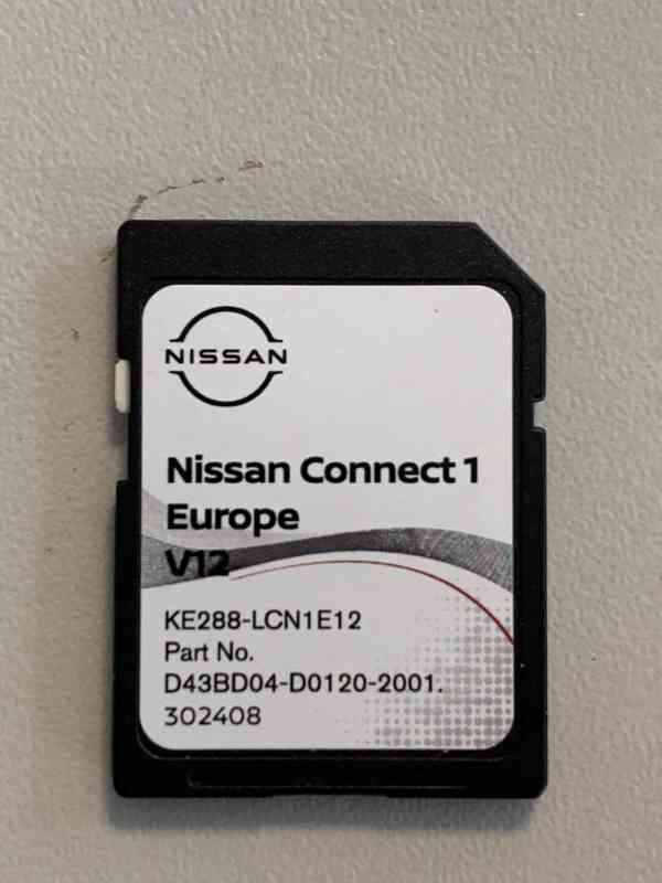 Mapy SD karta Nissan connect 1 - Europa Ver.12 2022/23