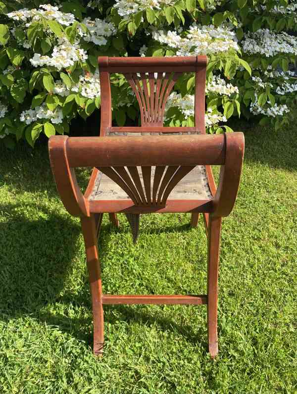 Secesní gondolová stolička, Gebrüder Thonet, Vídeň - foto 4