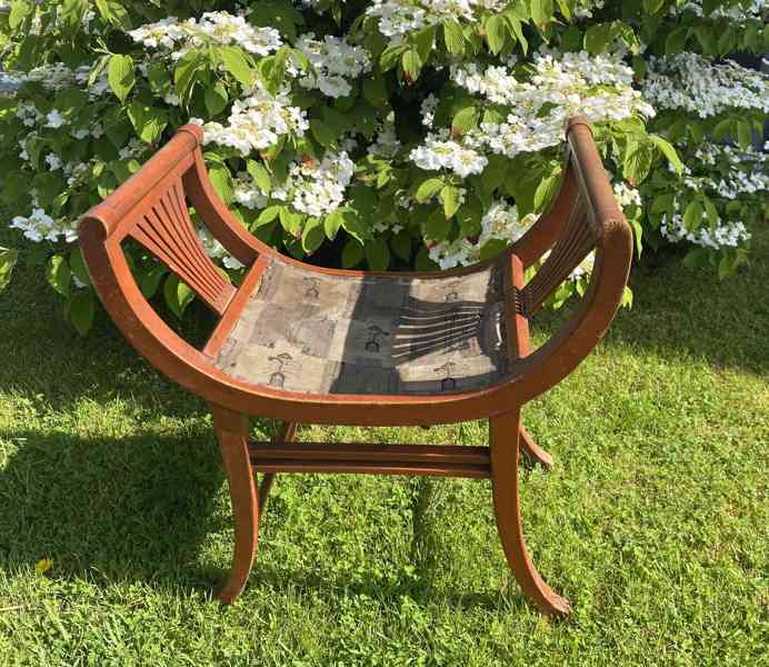 Secesní gondolová stolička, Gebrüder Thonet, Vídeň - foto 5