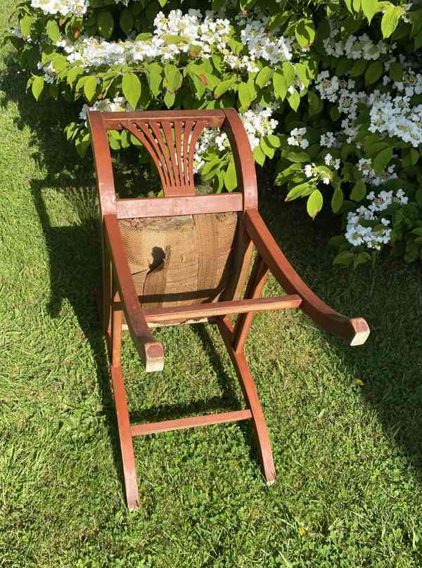 Secesní gondolová stolička, Gebrüder Thonet, Vídeň - foto 8
