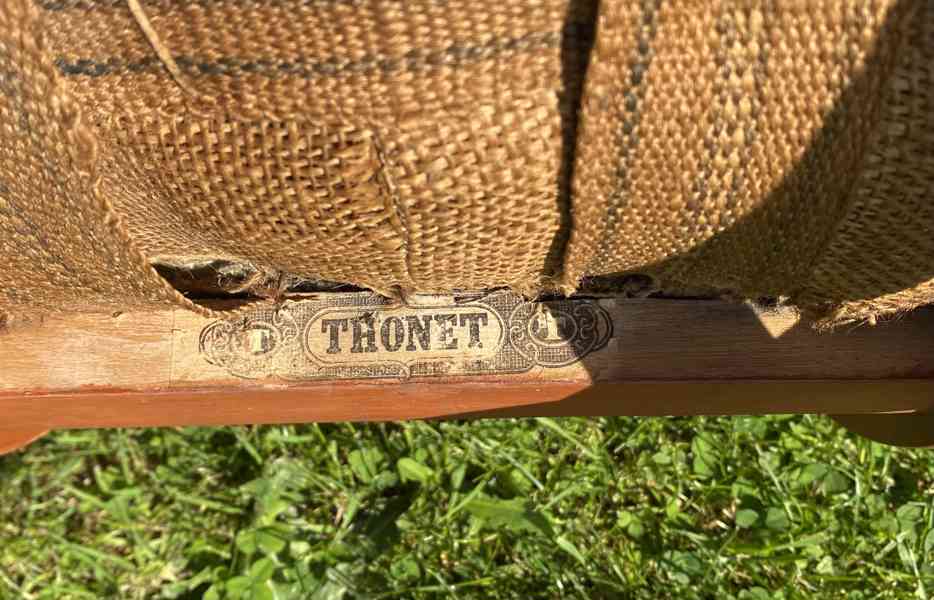 Secesní gondolová stolička, Gebrüder Thonet, Vídeň - foto 11