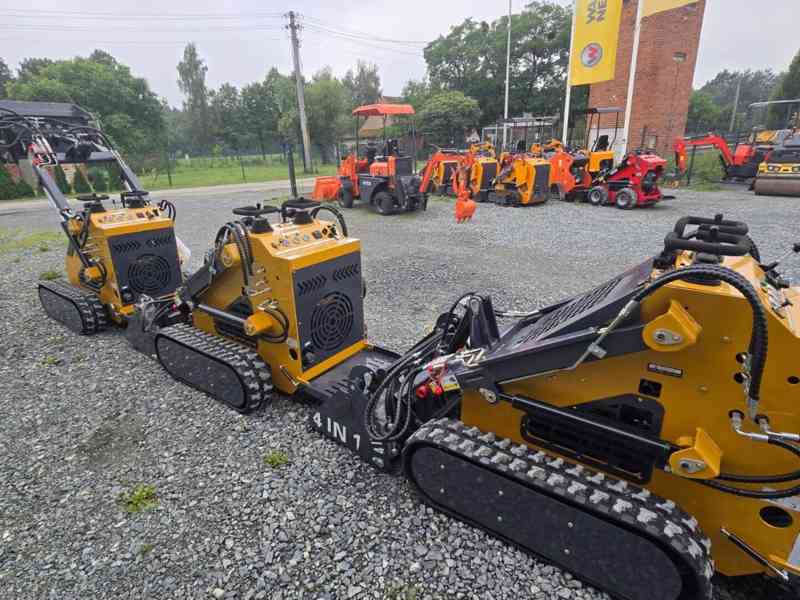 Mini pásový nakladač YF380 25 HP 890 kg, lžíce 4v1 - foto 6