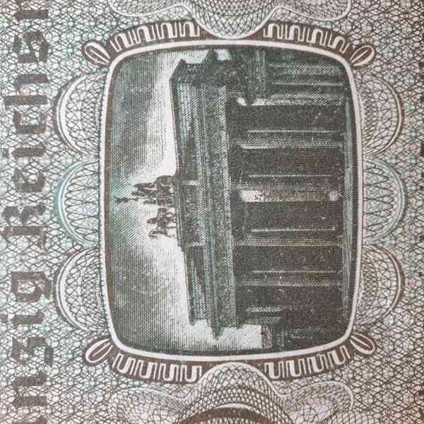 20 Reichsmark – Wehrmacht okupační bankovka Třetí říše - foto 5