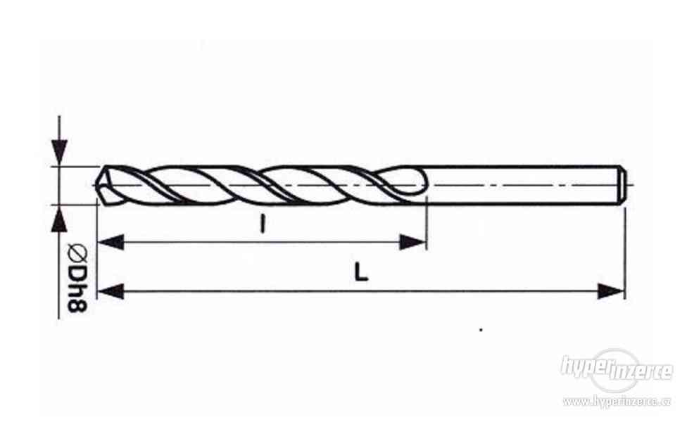 Vrták  1,5 mm s válcovou stopkou C, HSS, ČSN 221121 (NOVÝ) - foto 2