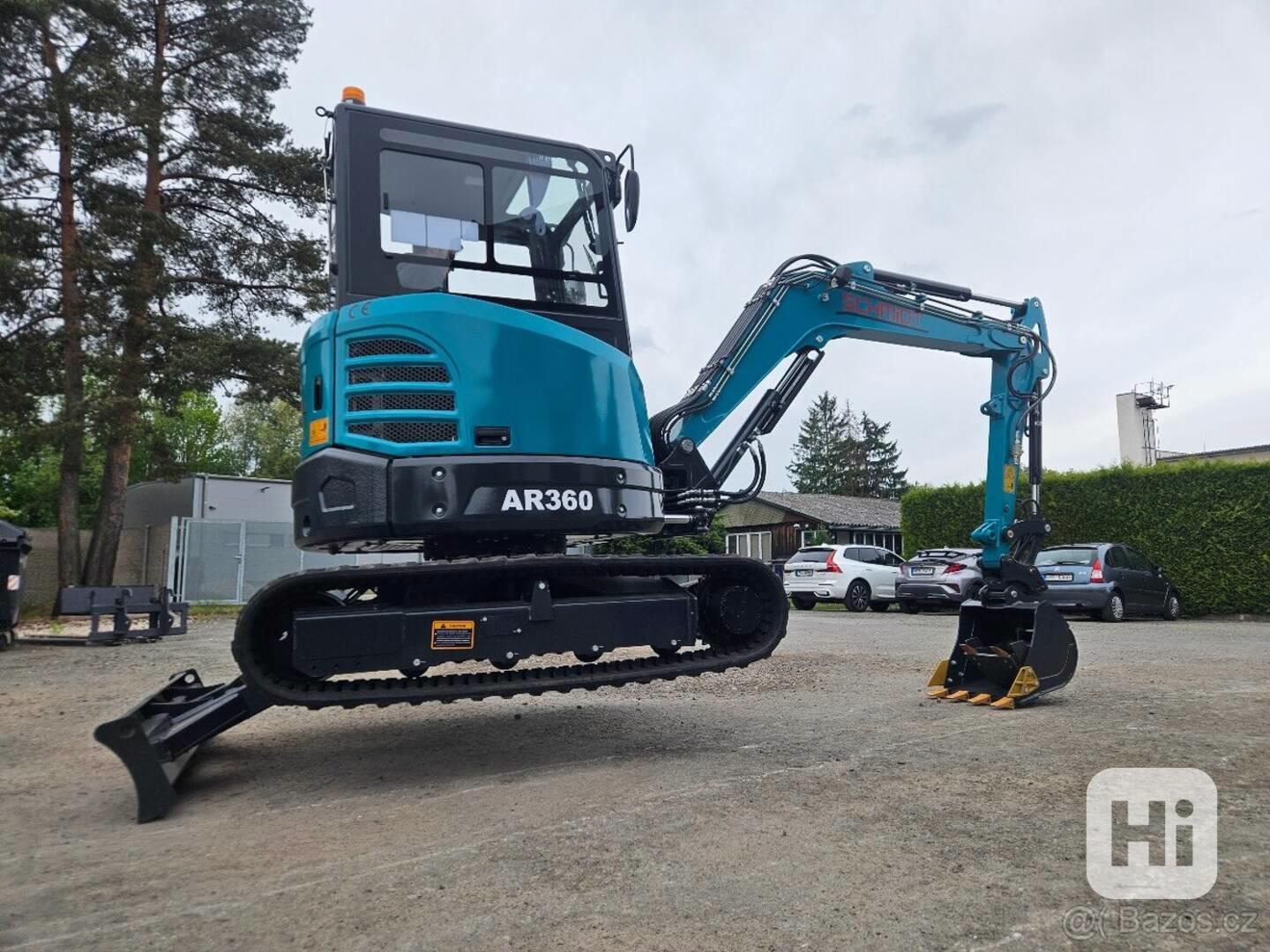 minirypadlo, minibagr, bagr Schmidt AR 360 - foto 1