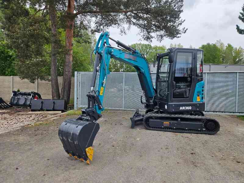 minirypadlo, minibagr, bagr Schmidt AR 360 - foto 2