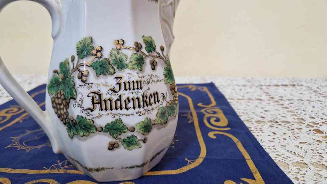Sběratelský porcelánový Džbán František Josef Vilém 1914 - foto 8