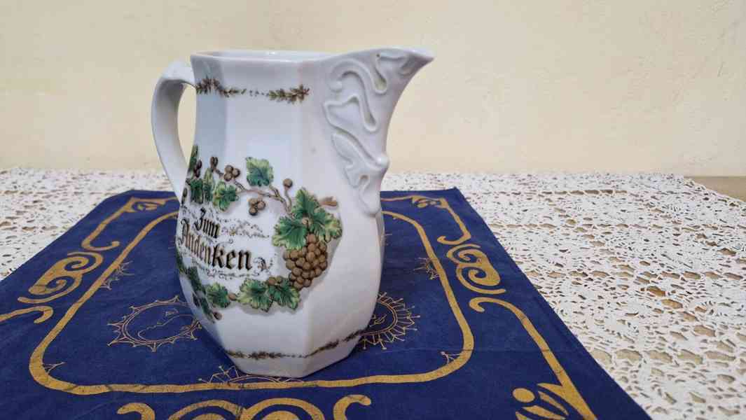 Sběratelský porcelánový Džbán František Josef Vilém 1914 - foto 7