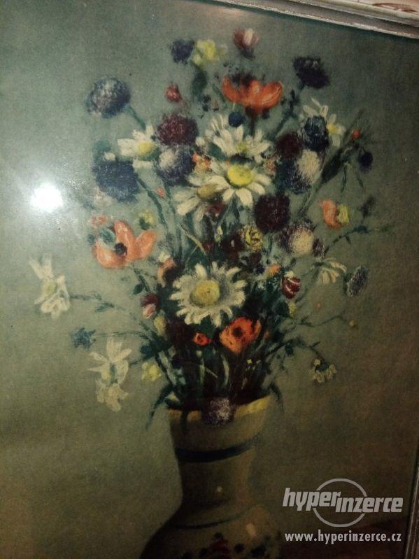 Obraz - Květiny ve váze s podpisem  - foto 9