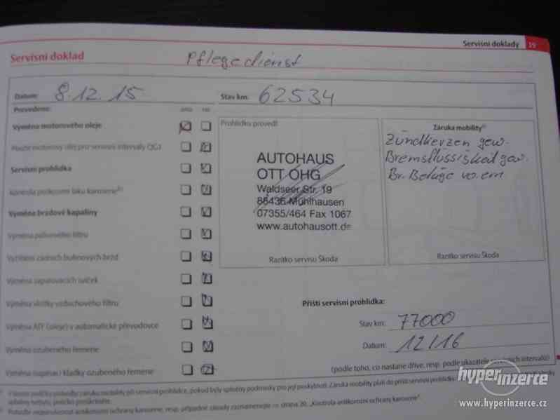 Škoda Roomster 1.2 TSI r.v.2010 2.Maj.serv.kníž.(63 KW) - foto 22