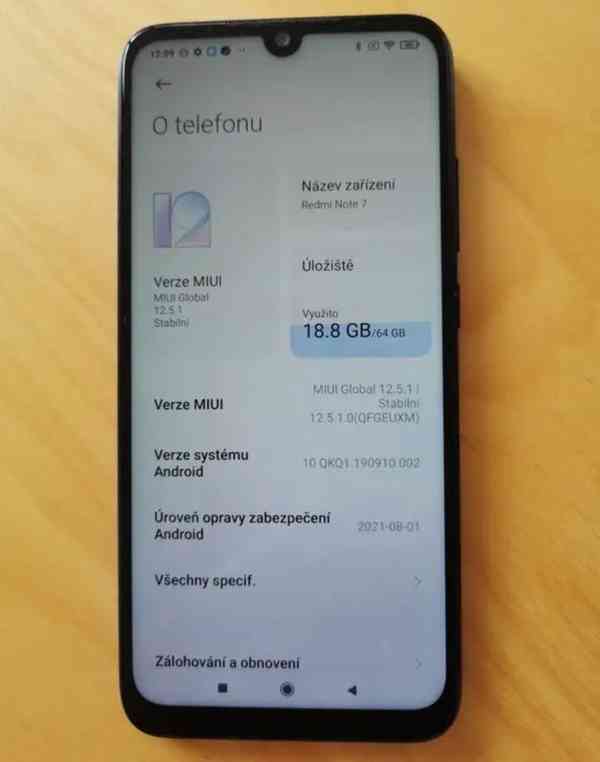 Smartphone Xiaomi Redmi 7 Dual SIM Blue 64 GB  - foto 4