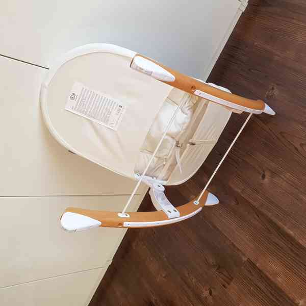 Houpací lehátko Kinderkraft FINIO White (0m - 12m) - foto 3