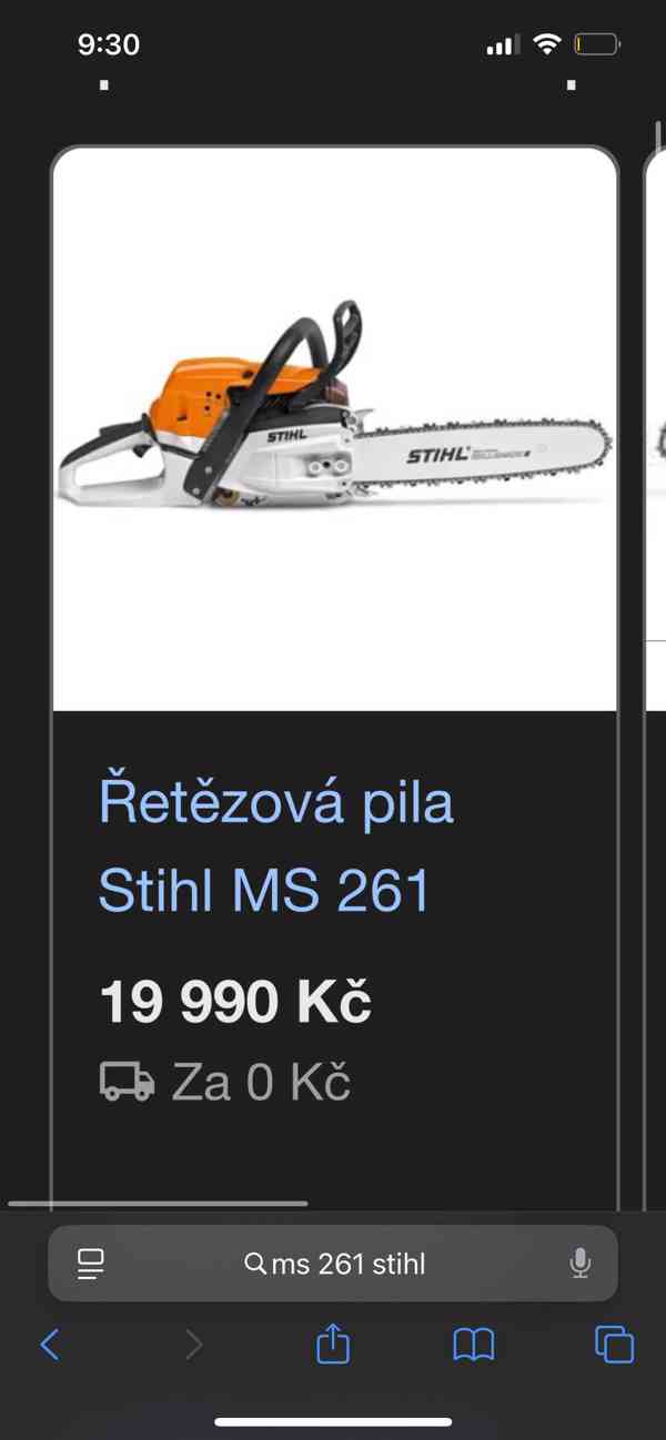 Motorová pila ms261