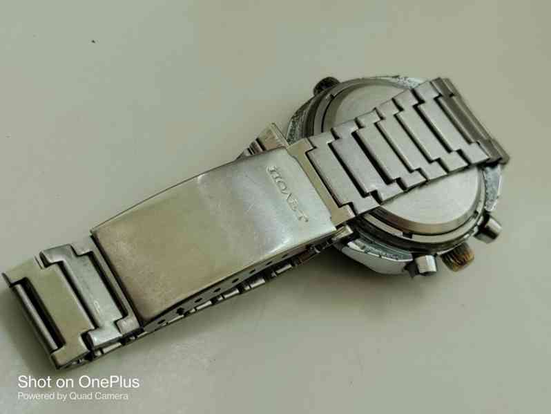 LETECKÉ HODINKY POLJOT CHRONOGRAPH REMKOVKY KALIBR 3133 - foto 5