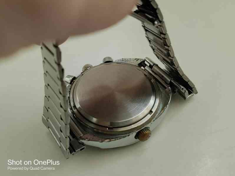 LETECKÉ HODINKY POLJOT CHRONOGRAPH REMKOVKY KALIBR 3133 - foto 4
