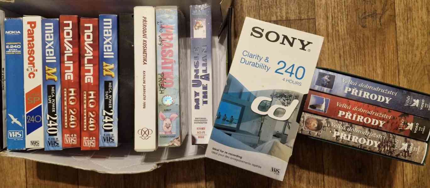 Nové prázdné i nahrané videokazety - foto 3