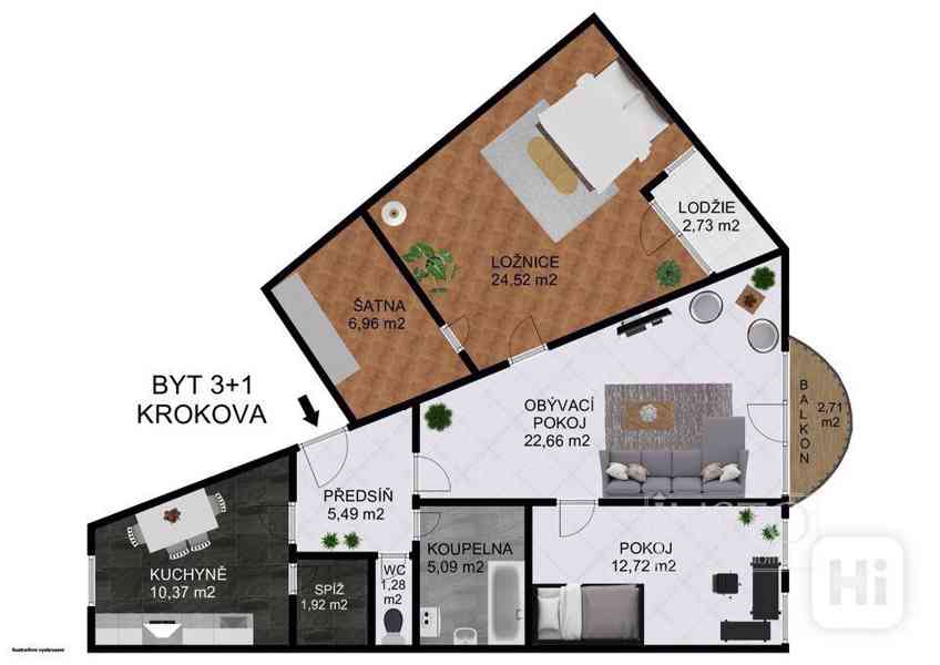 Prodej 3+1+2xB, 104 m², Písek - Václavské předměstí - foto 16