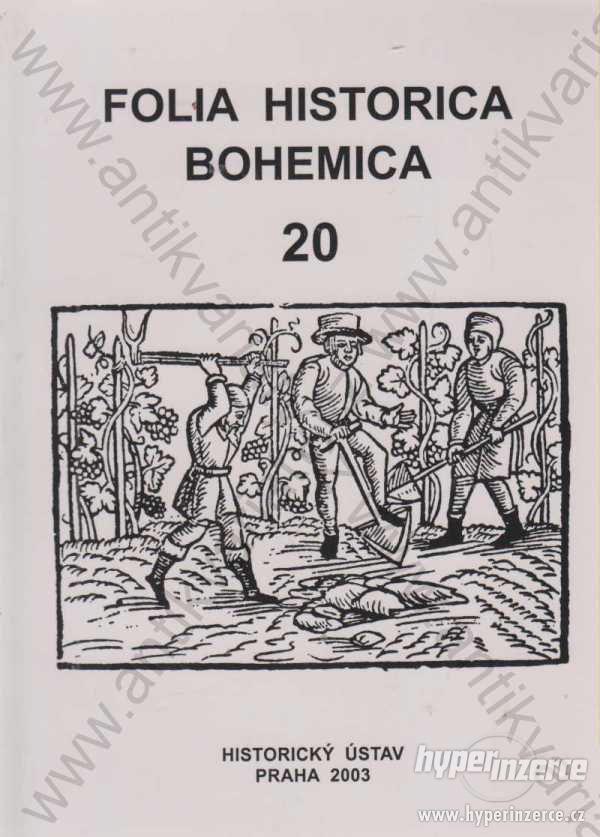 Folia historica Bohemica  J.Pánek, J. Mikulec - foto 1